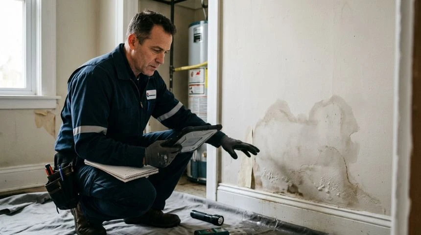 Inspection dégât des eaux par plombier Maison Lévy – diagnostic fuite et prise en charge assurance habitation