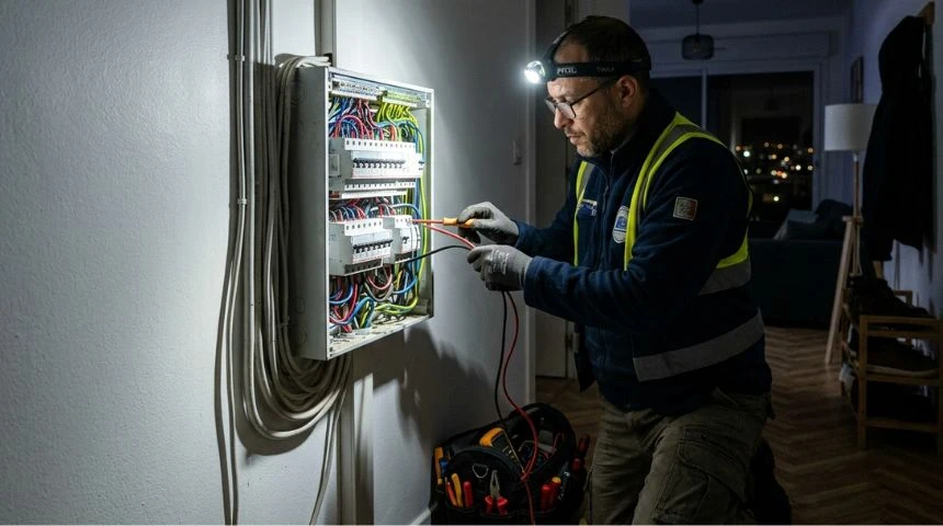Électricien Maison Lévy intervient en urgence sur une panne électrique – dépannage tableau appartement